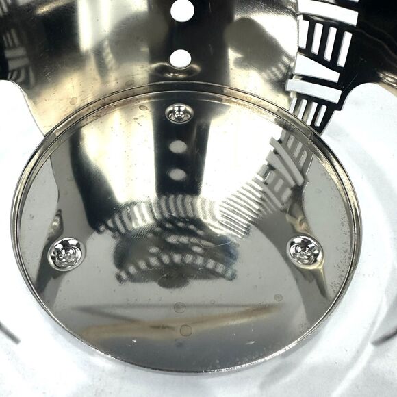 Slatkin & Co. Bath & Body Works Silver Snowman 3 Wick Candle Holder  7.5" Tall - Picture 7 of 10